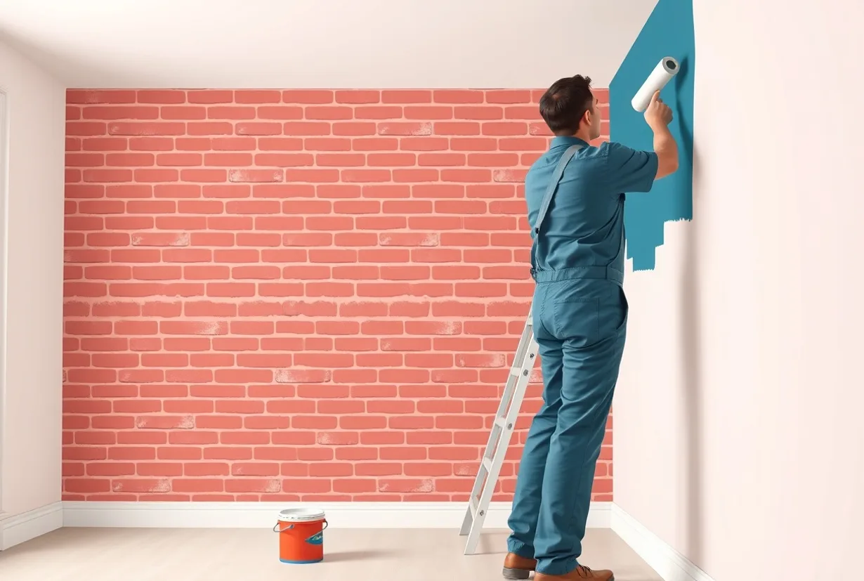 Peintre Givors 69700 en intervention sur un chantier
